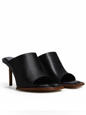 JACQUEMUS - 80mm Les Mules Ronde Leather Mules 37 Like New